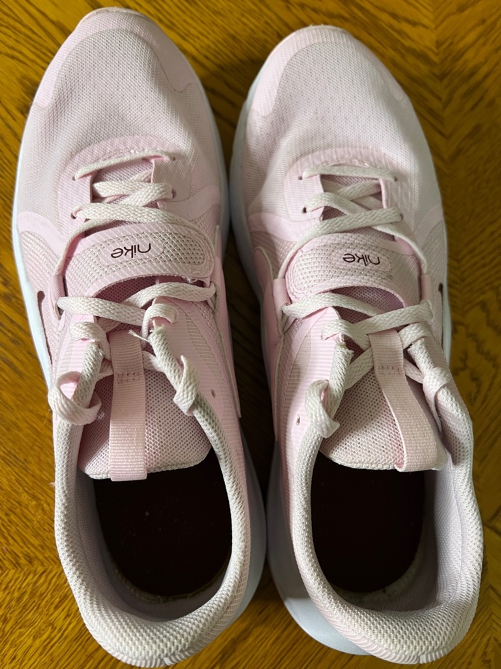 Nike Light Pink Mesh Running Shoes EUC